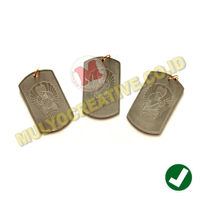 

Liontin Kalung Militer TNI AD - Liontin Kalung Dog Tag Custom Desain PREMIUM