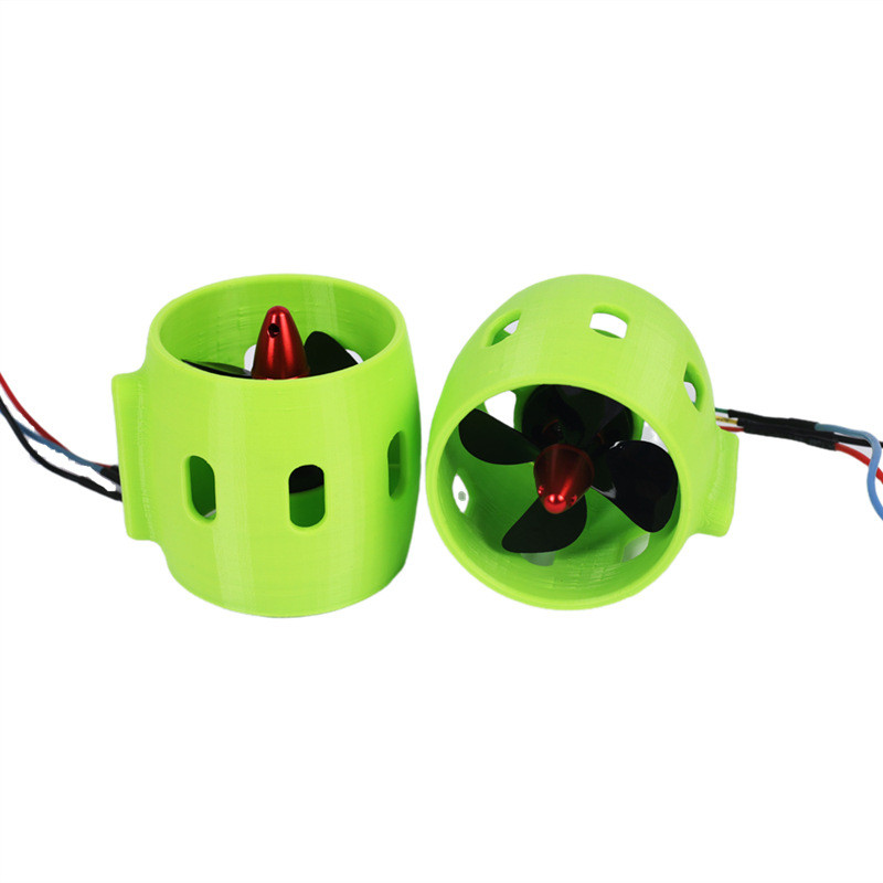 DC 12V-24V 20A Underwater Jet Boat 4 Blade CW CCW Thruster Engine for DIY RC Robot Decoy Nest Boat