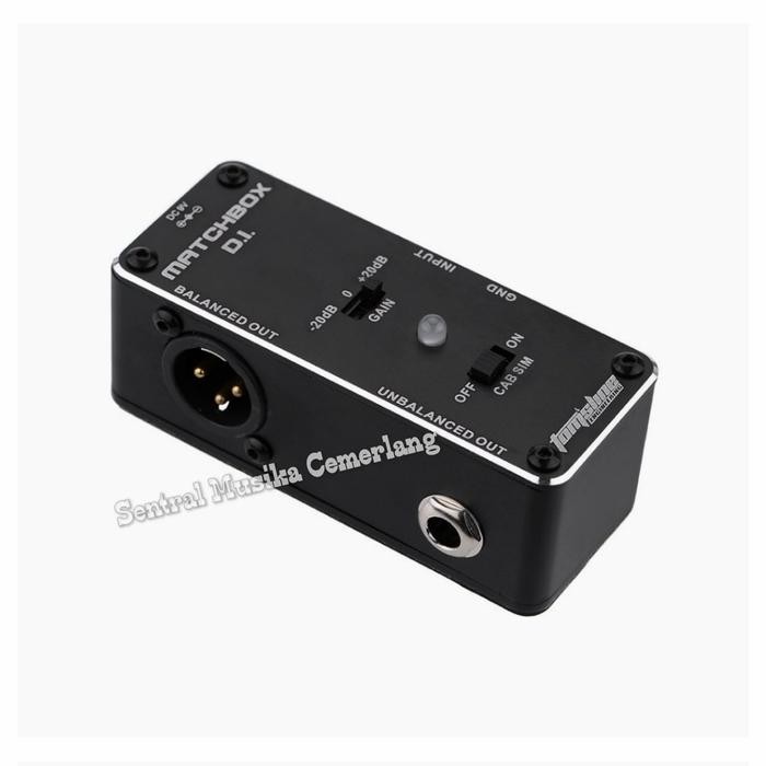 Cabinet Simulator Pedal TOMSLINE AMX-3 MatchBox DI Direct Box Cab Sim