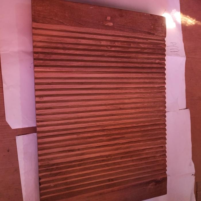 (/)Papan gilesan cuci KAYU JATI ASLI 40x60