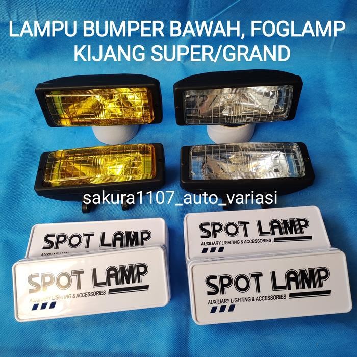 2pc, FOGLAMP LAMPU BUMPER BAWAH KIJANG SUPER/GRAND, UNIVERSAL