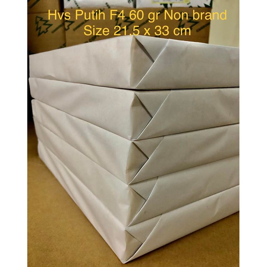 

Kertas Hvs Putih F4 60 Gr "Non Brand