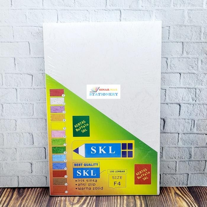 

Kertas Buffalo Skl / Kertas Cover Bio /Kertas Karton Jilid F4 (1 Pack)