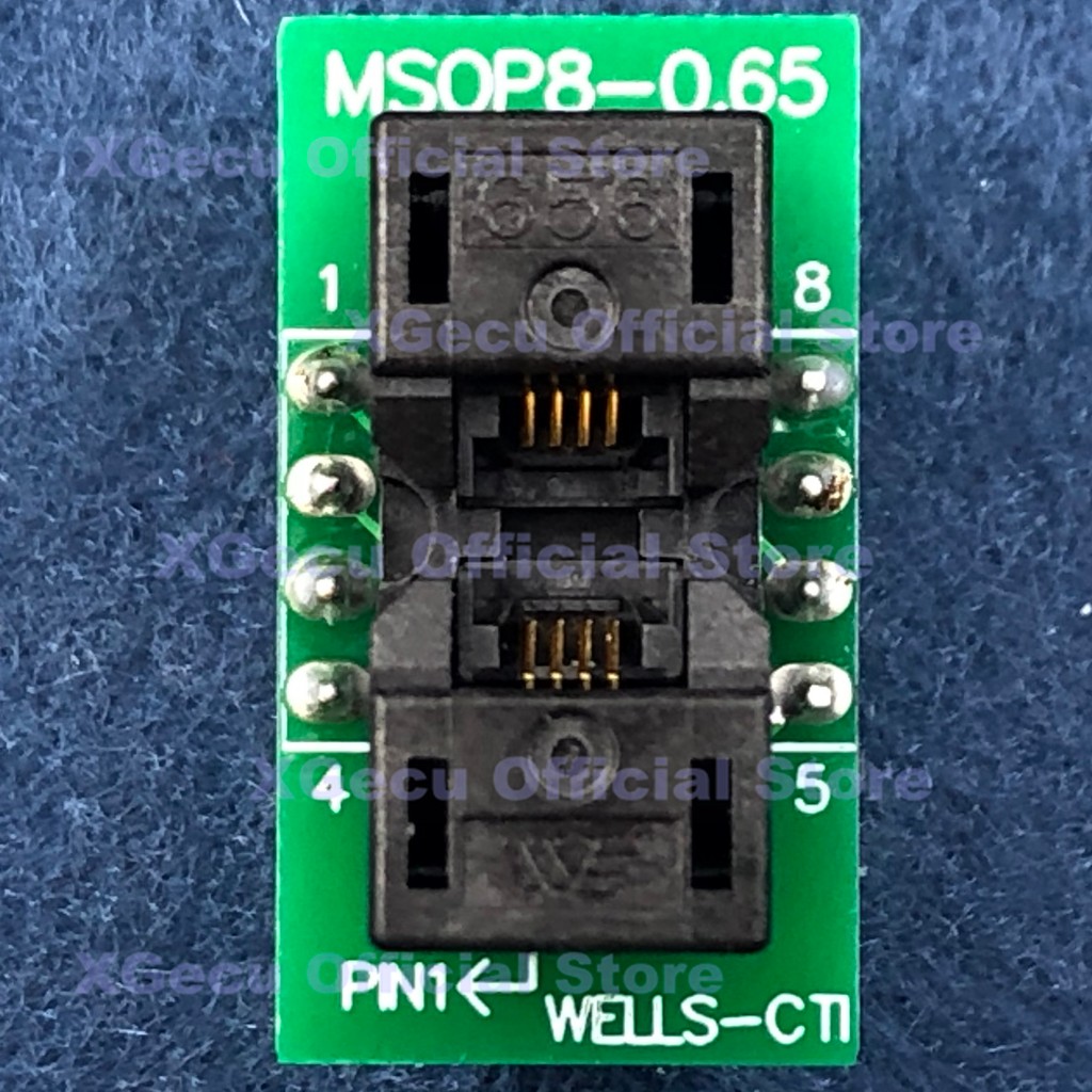 Msop8 To Dip Ic Test Socket Programmer Adapter/Adaptor/Converter For Tl866A Tl866Cs Tl866Ii Plus Or