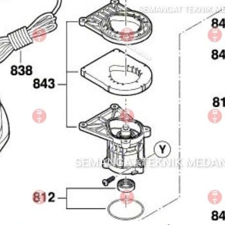 Armature Angker Motor Jet Cleaner Aquatak Aqt35-12 Aqt 35-12