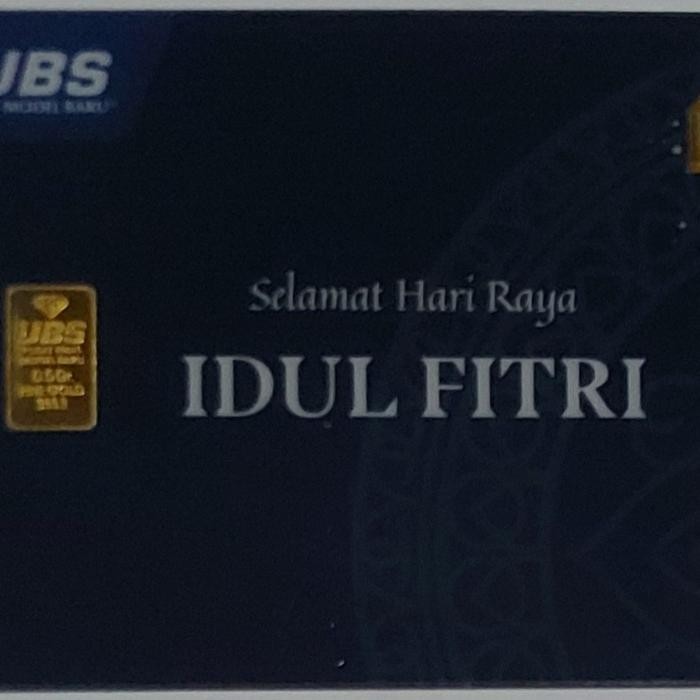 [Expert] Logam Mulia UBS 0.5 Gram Selamat Hari Raya Idul Fitri