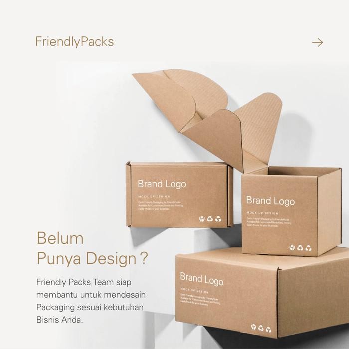 (Expert) Small Slice Cake Box Packaging Kraft / Kotak Kue Slice / Dus Kue