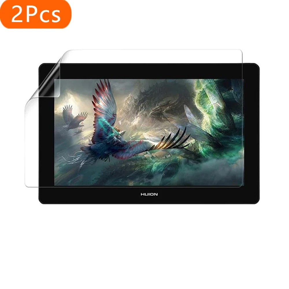 2Pcs Protective Film for HUION Graphics Drawing Tablet Kamvas Pro13(2.5k)/Kamvas Pro16/ Kamvas Pro16