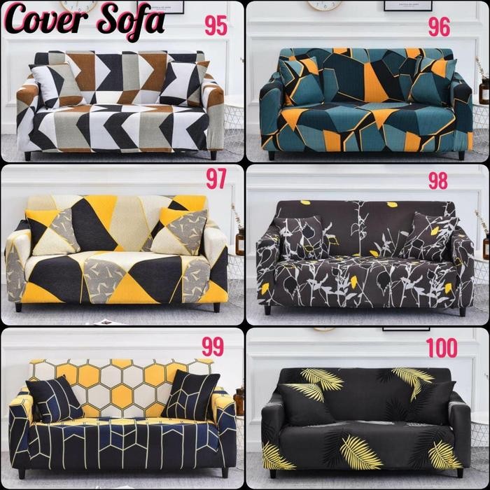 Sarung Sofa 3 seater 1pcs sarung bantal
