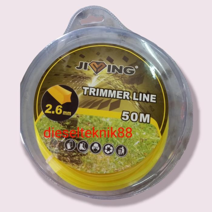 Senar Nylon mesin tong rumput 2,6 x 50 meter