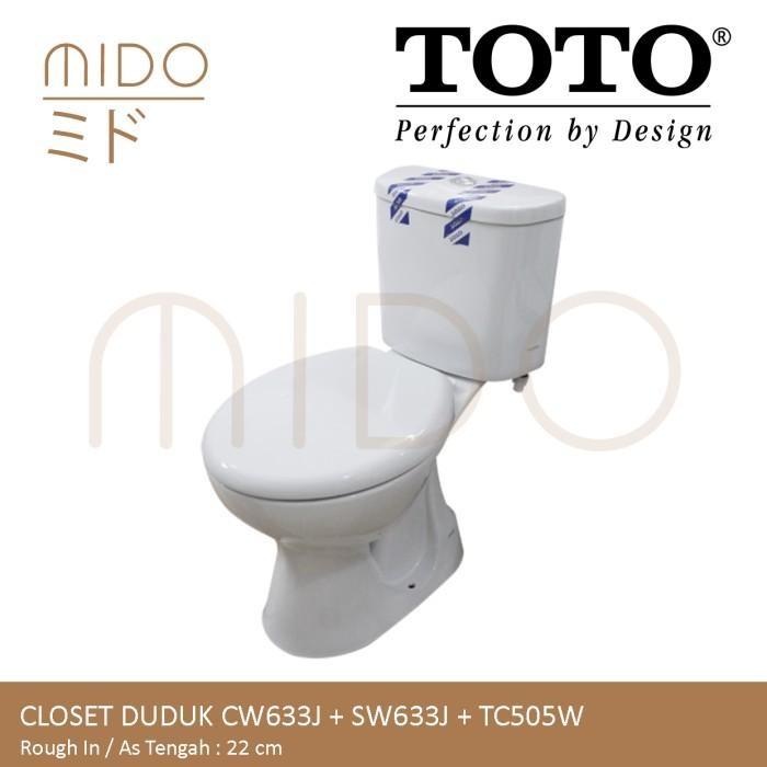 CLOSET / KLOSET / TOILET DUDUK TOTO CW633J SW633JP CW 633 J SW 633 JP