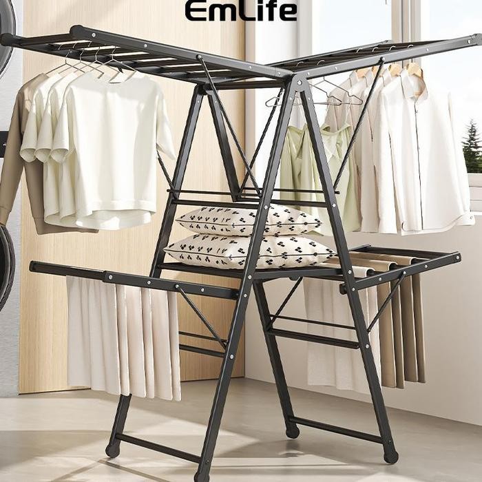 JEMURAN BAJU LIPAT JEMURAN BAJU STAINLESS STEEL JEMURAN PAKAIAN MINIMALIS JEMURAN PAKAIAN STAINLESS