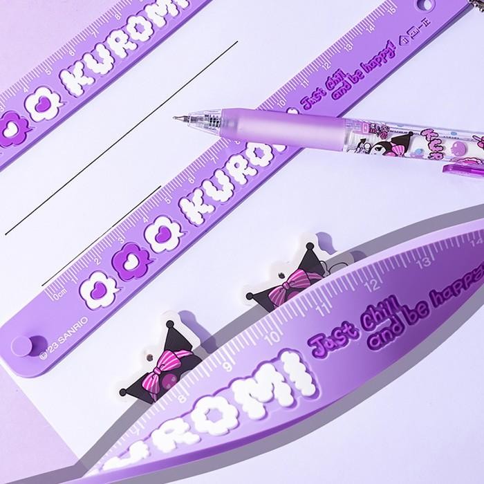 

TOKKADO Sanrio Chia Ruler Bracelet Gelang Penggaris 15 cm Penghapus Anak Sekolah Multifungsi Unik