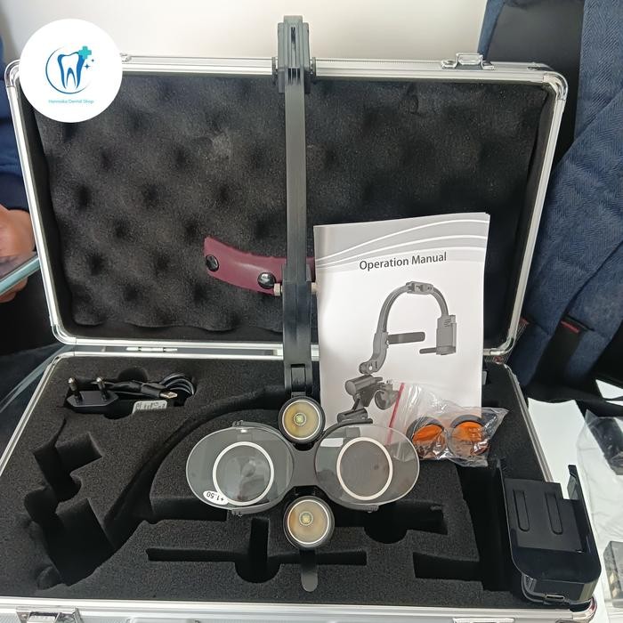 

Shadowless Headlamp With Loupe