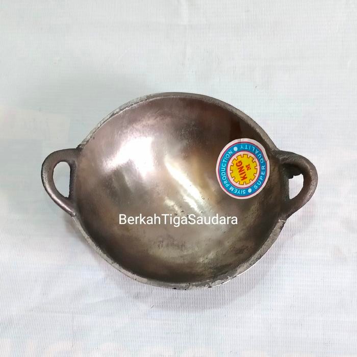 Kuali serabi wajan serabi,kue cucur besi tebal +tutup+1cukilan