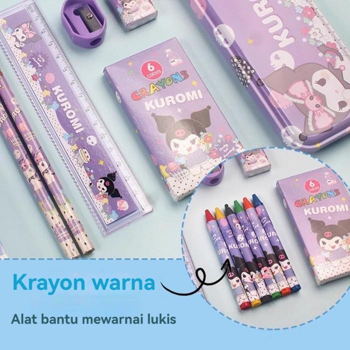 

Electric Stationery Set / Set Alat Tulis Elektronik Rautan Penghapus Vacuum Pencil Alat Tulis