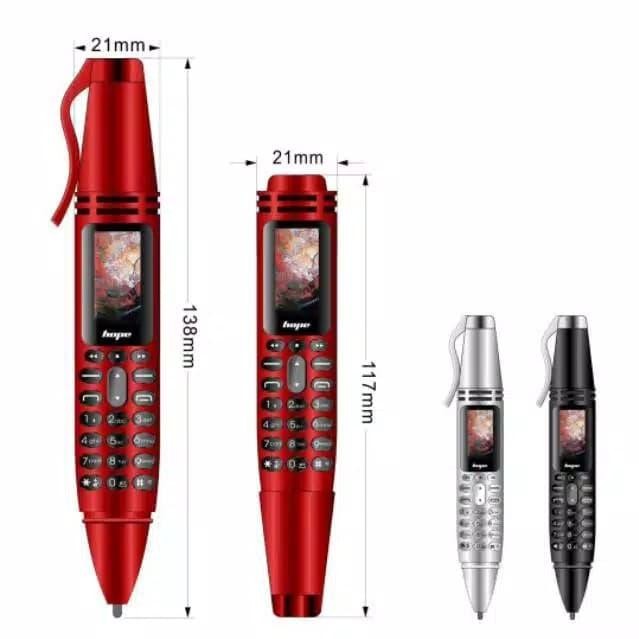 

Hope Ak007 Handphone Hp Pulpen Unik Pulpen Lucu Senter dan Dual Sim