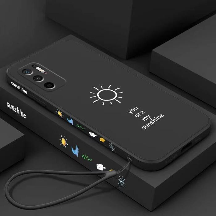 XIAOMI POCO M3 PRO 5G SOFT CASE TALI MOTIF SUNSHINE SILIKON CASING HP