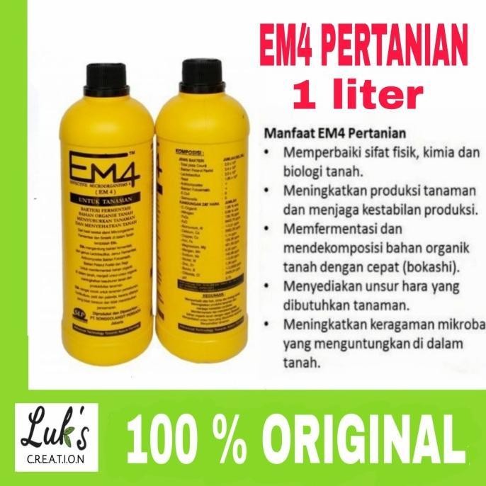 EM4 Pertanian - Pupuk EM4 tanaman - cairan untuk membuat kompos