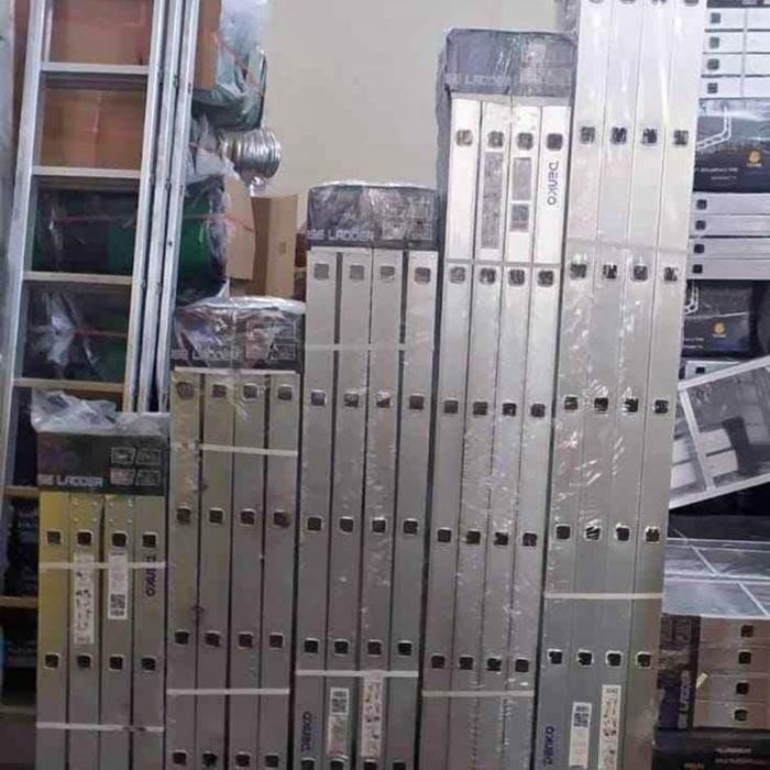 

Terlaris Tangga Lipat Aluminium Denko Mal4X6 Multipurpose Ladder 4X6 Steps 6.9M