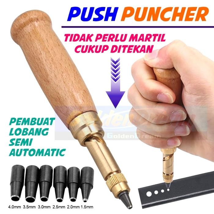 

!!!!!!] Push Hole Puncher Pembolong Lobang Tekan Lubang Screw Punch Pelubang