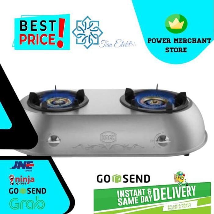 HOCK HP-220DM DWI MUTIARA Kompor Gas 2 Tungku