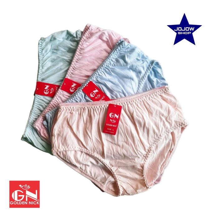 Grosir (6 pcs) Celana dalam wanita Golden Nick 381 karet zig zag