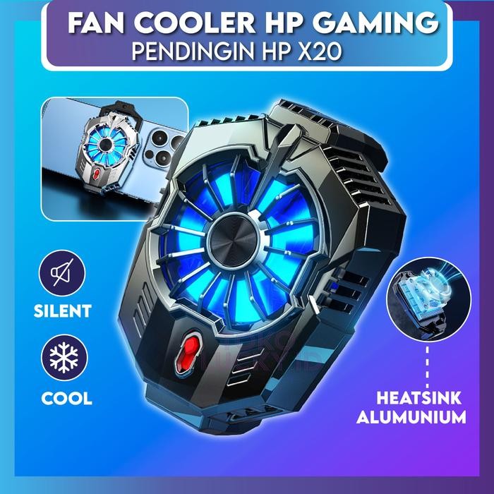 Fan Cooler Hp Gaming Kipas Pendingin Cooling Pad Ponsel