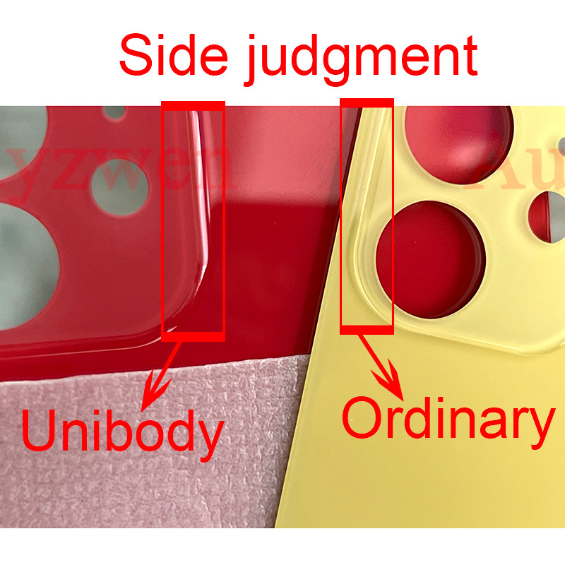 IMPORT Unibody OEM Big Hole Back Glass For iPhone 11 12 13 Pro Max Backcover Rear Door Housing