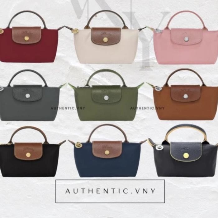 [Ready Stock 1] Longchamp Le Pliage Pouch Top Handle