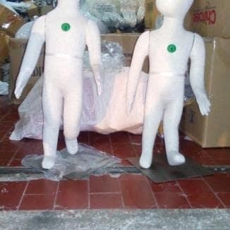 Patung Full Body Busa Anak/Manekin Busa Anak/Manekin Foam Usia 5 Tahun