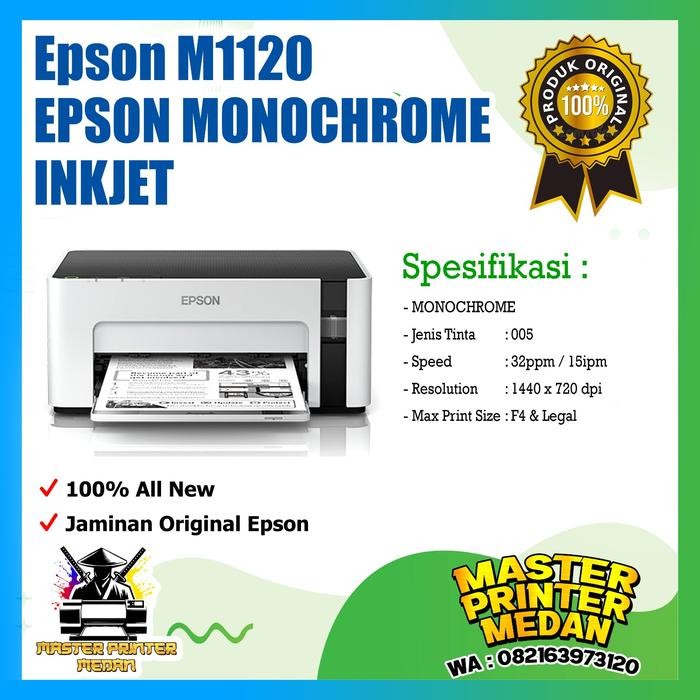 populer] Printer Epson M1120 EPSON MONOCHROME INKJET