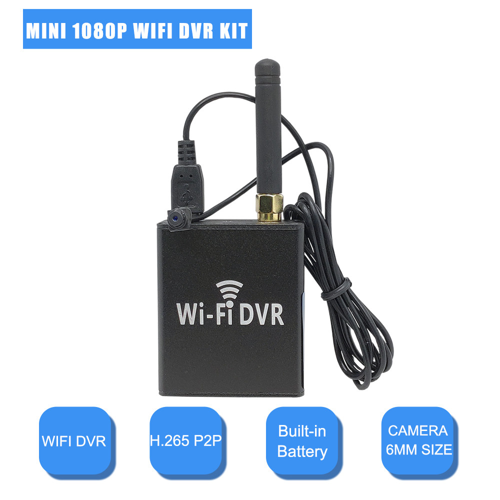 1080P WIFI DVR Wireless Mini DVR Recorder With 720P 6*6mm Mini Camera