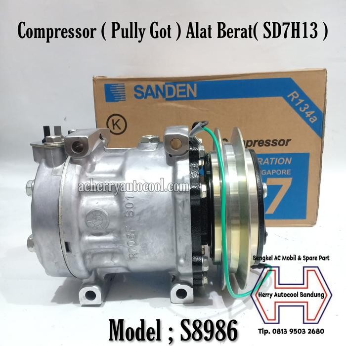 ```````] Compressor - Kompressor - Dinamo Ac Pully Got Alat Berat SD7H13 ORI