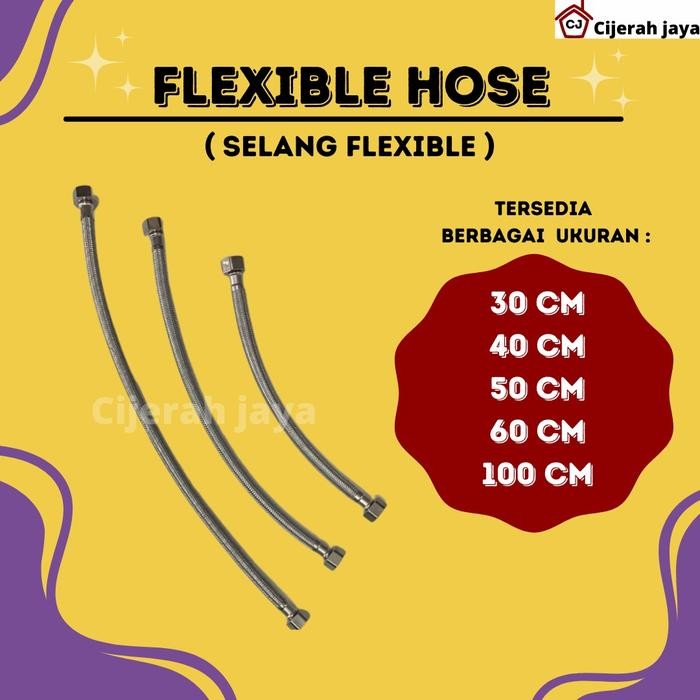 <<<<<] Selang Flexibel Air Panas Dingin 50 cm / Flexible Hose