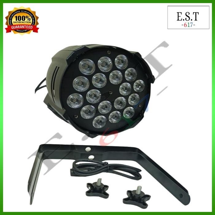 Lampu Panggung Lighting Par Led 18 X 10 Watt Full Color 4 In 1