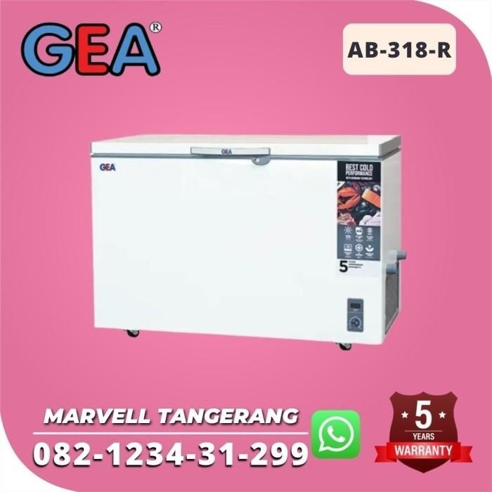 ald CHEST FREEZER GEA AB 318 R KULKAS BOX 300 LITER ORIGINAL