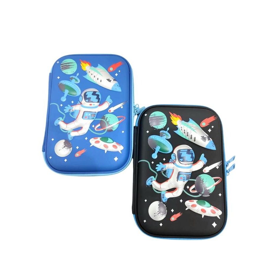 

Tempat pensil Astronot FLY 3D timbul kotak Pensil astronot pencil Case tempat pensil Anak laki laki