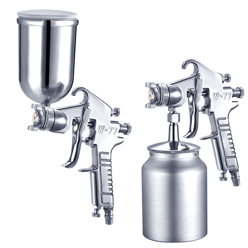 W-77 Pneumatic Spray Gun 2.0/2.5/3.0mm Caliber Nozzle Car / Furniture Spraying Tool for Car DIY