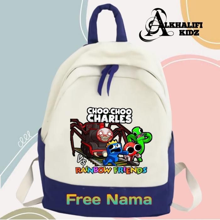 Tas Anak chocho Charles Rainbow Friends Roblox Tas SD