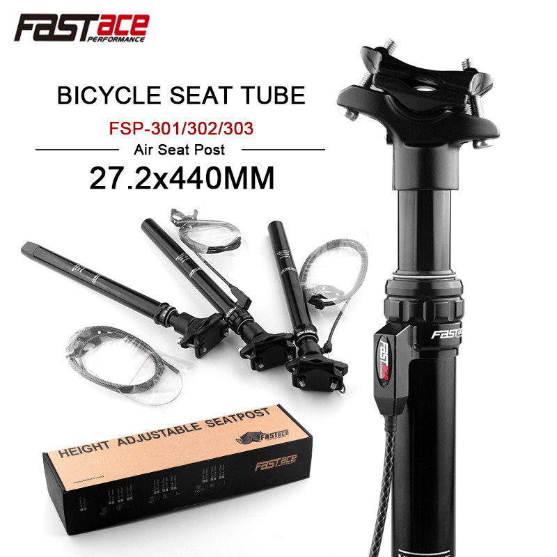 FASTACE Telescopic Seatpost 27.2/30.9/31.6mm Bicycle Dropper 440mm Internal Routing External Cable R