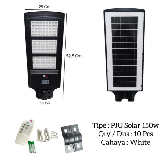 Lampu Jalan Pju Solar Tenaga Surya 100W 150W 200W