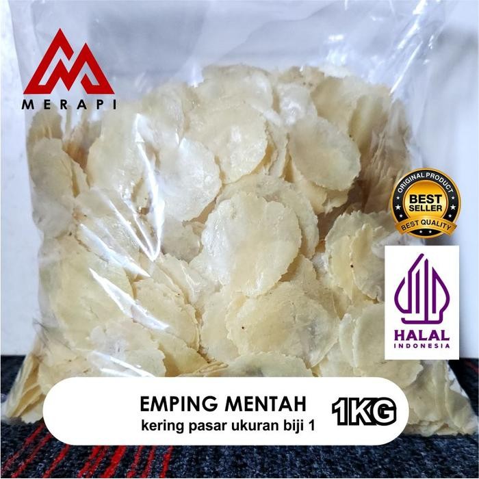 

EMPING MERAPI- EMPING MELINJO 1KG ASLI KEBUMEN KERING PASAR Cemilan Snack original Keripik Camilan