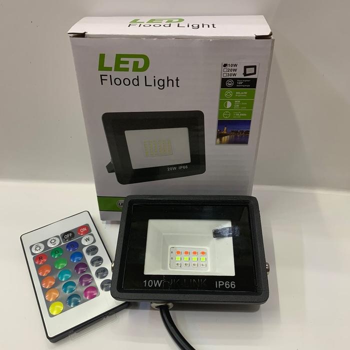 Lampu Sorot / Tembak Rgb Warna Warni 10 Watt / 10 W / 10W