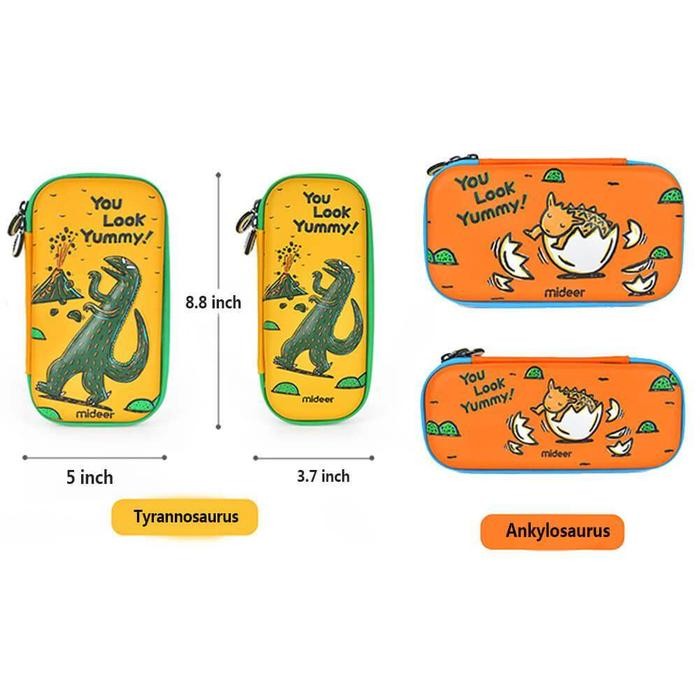 

Mideer Pencil Case 3D Kotak Tempat Pensil Anak Laki Laki Dinosaurus 3+
