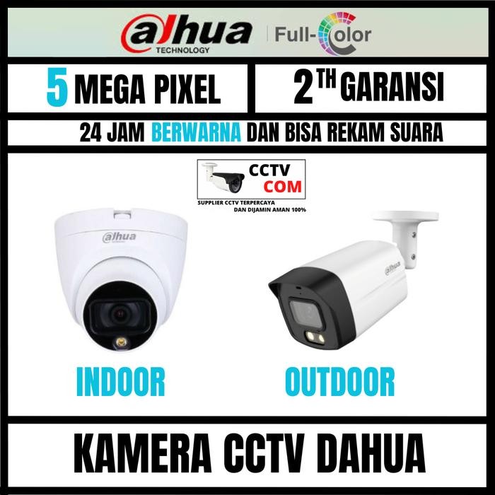 KAMERA CCTV DAHUA 5 MEGAPIXEL COLORVU AUDIO / NON AUDIO