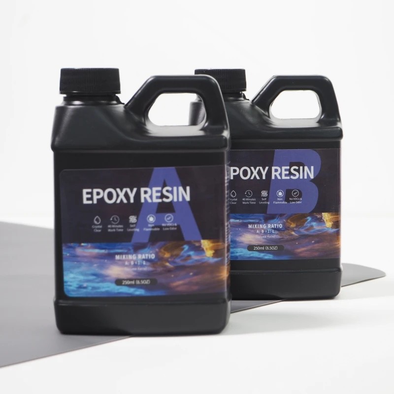 Epoxy Resin Kit Crystal Clear Epoxy Resin Kit & Hardener for DIY Art Mold Casting Jewelry Making