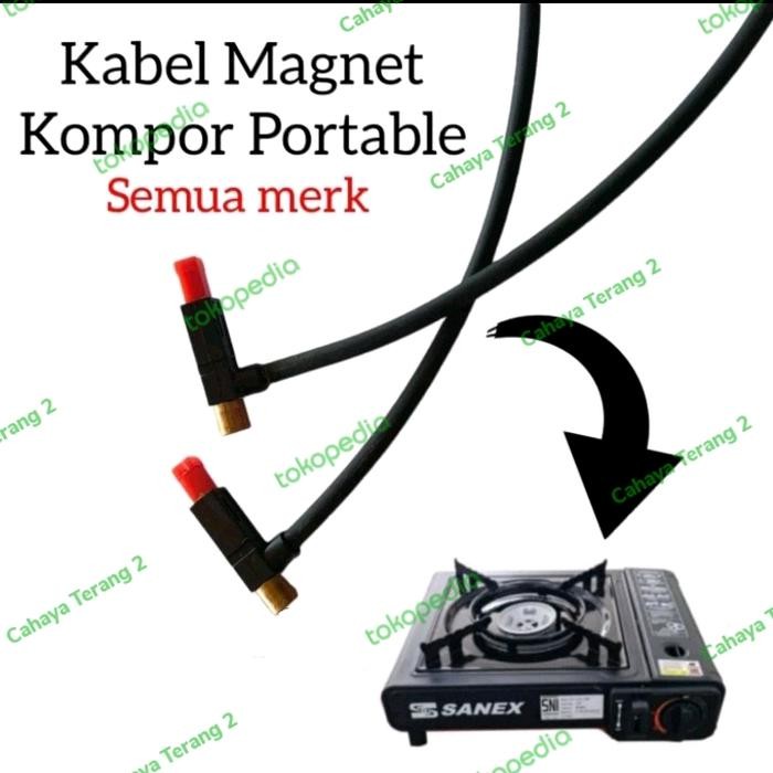 (Allthebest) Pemantik Kompor Gas Kaleng/Kabel Magnet Pemantik Kompor Gas Portable