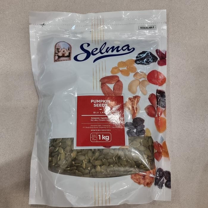 

selma pumpkin seed 1kg biji labu baking biji kering