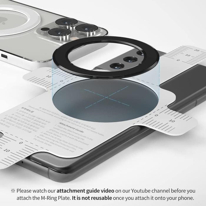 MCDODO Magnet Ring Plate Magnetic Holder Ring Magsafe Wireless